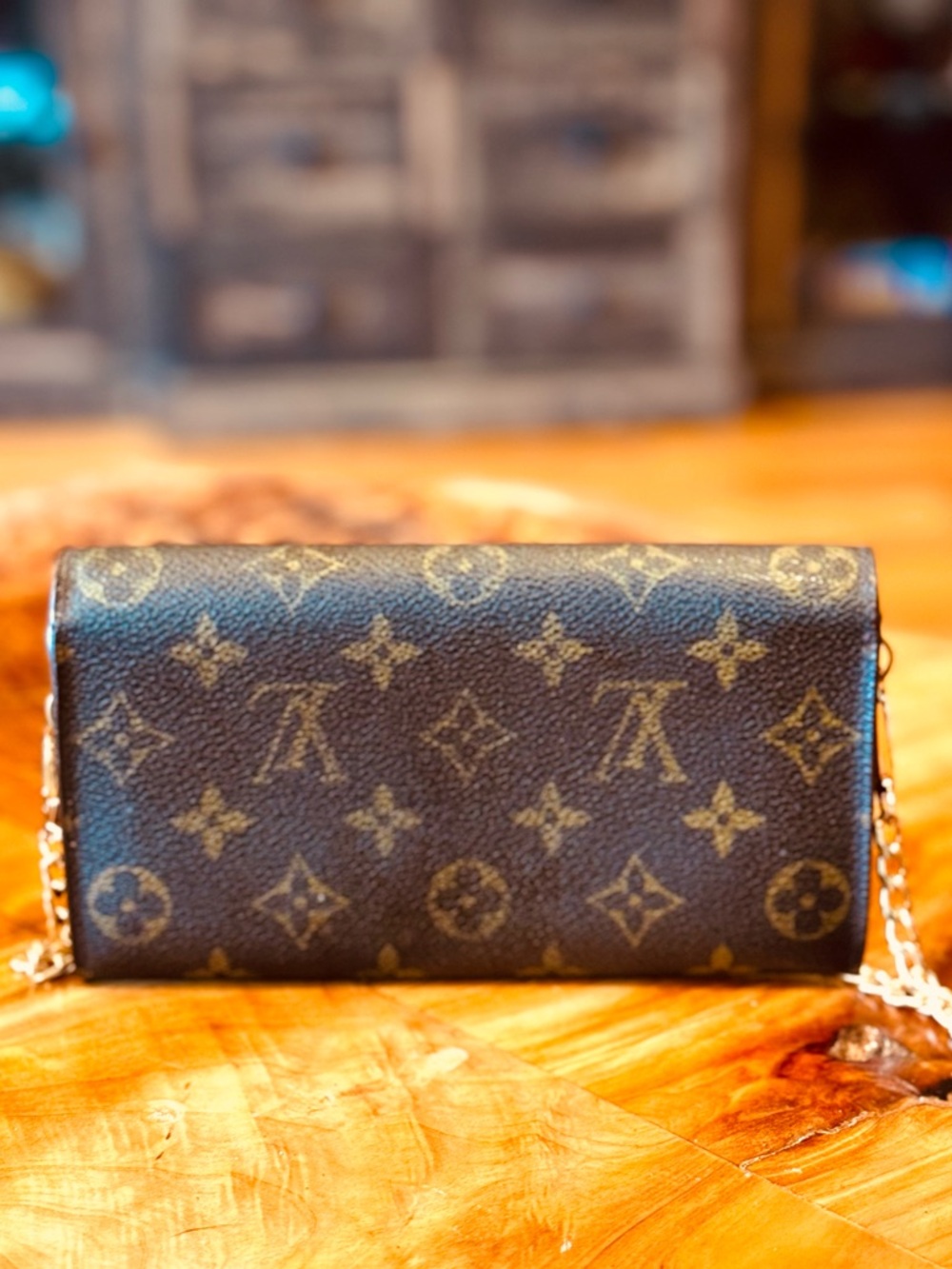 Louis Vuitton, beautiful vintage long Sarah wallet or Crossbody 100% authentic - Picture 4 of 17